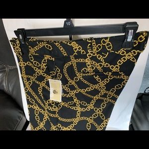 Michael Kors Keegan Chain Print Paints~Size 10
